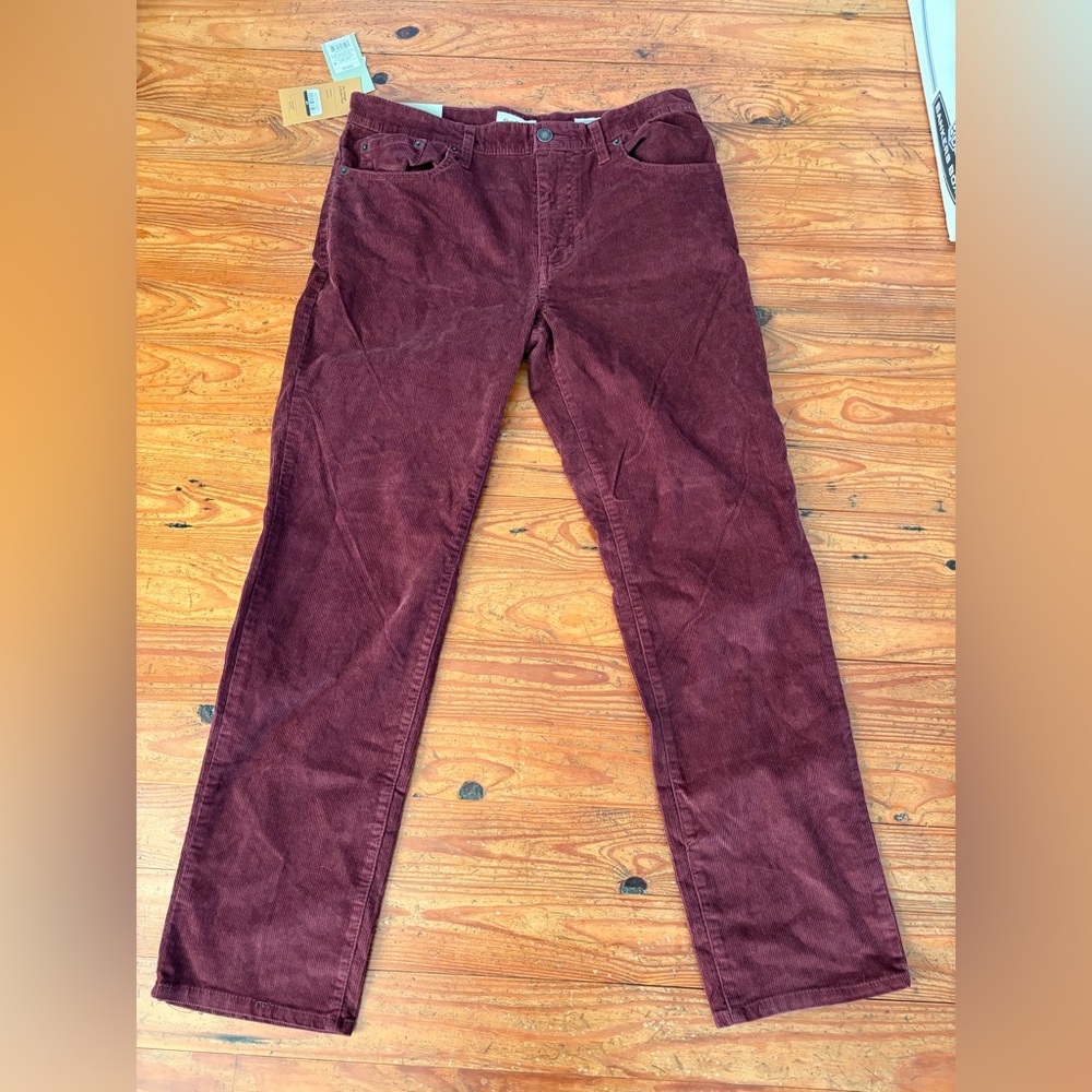 Goodfellow & Co Burgundy Corduroy Pants ALL SIZES AVAILABLE